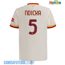 Camisa de time de futebol AS Roma Evan Ndicka #5 Replicas 2º Equipamento 2026-27 Manga Curta